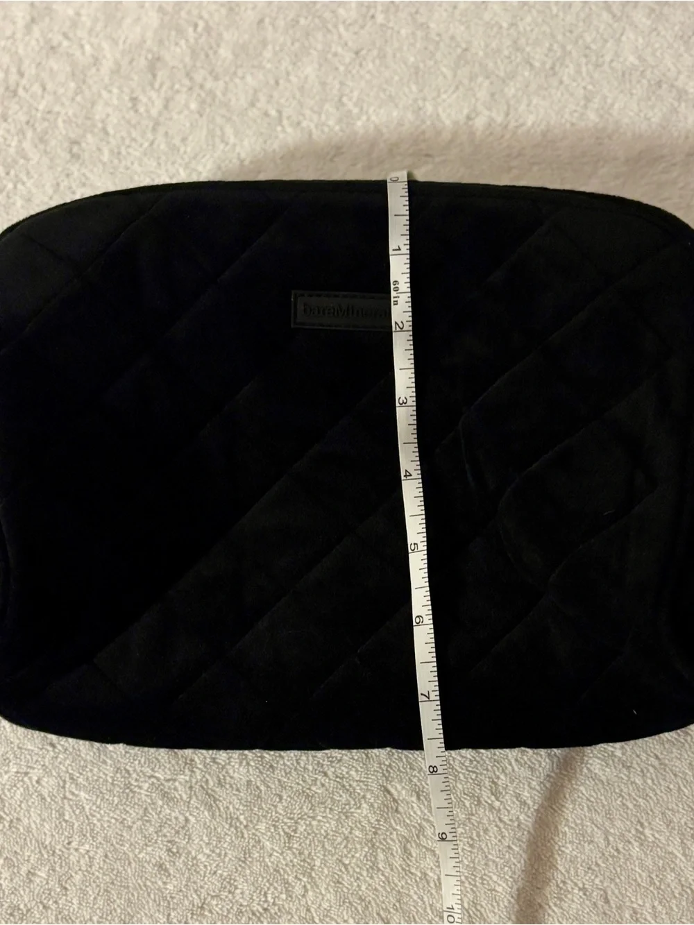 bareMinerals GWP Quilted Black Makeup Bag